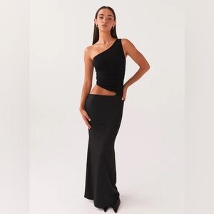 Peppermayo Serenella One Shoulder Maxi Dress